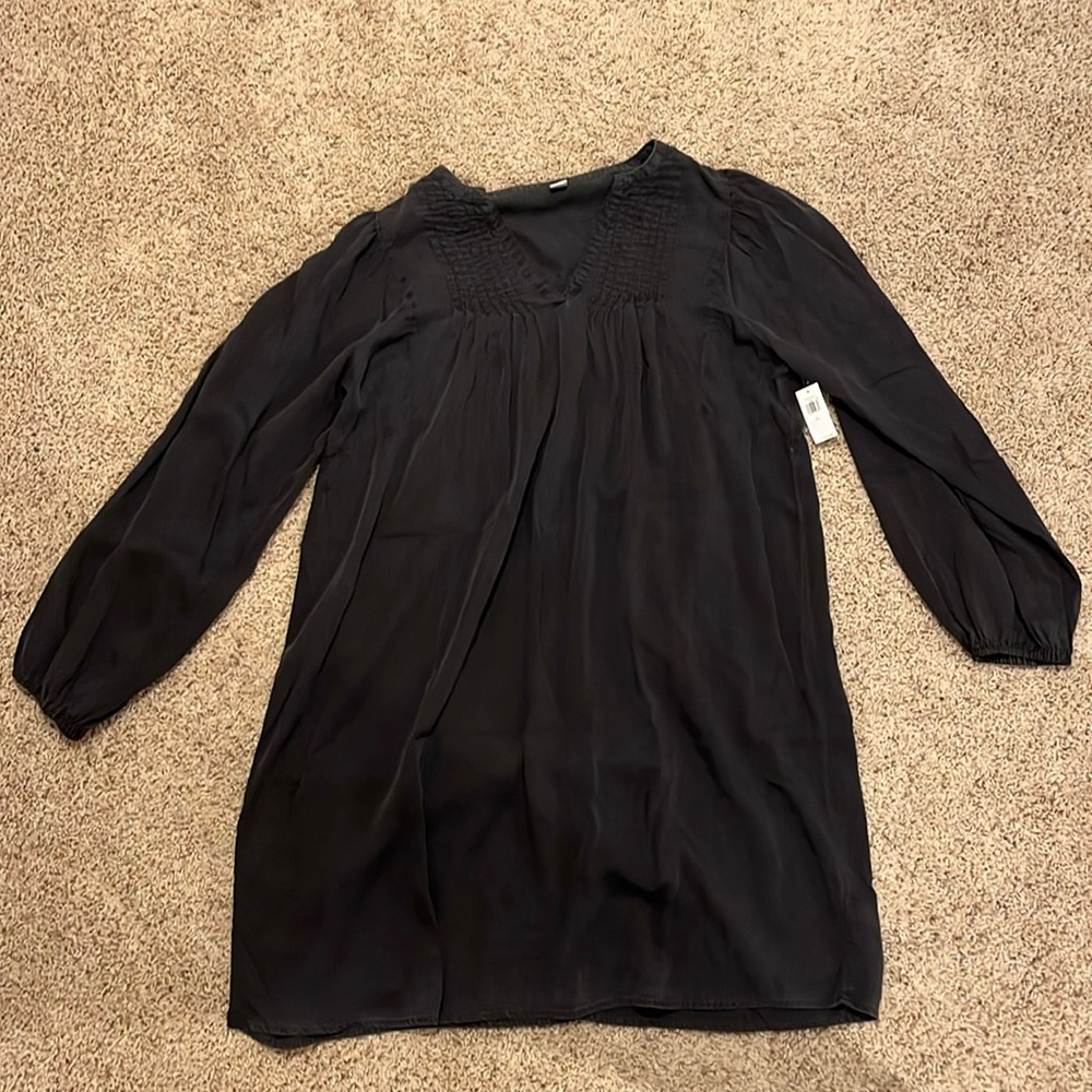 NWT Old Navy Women’s Size Large Tall Black Dress